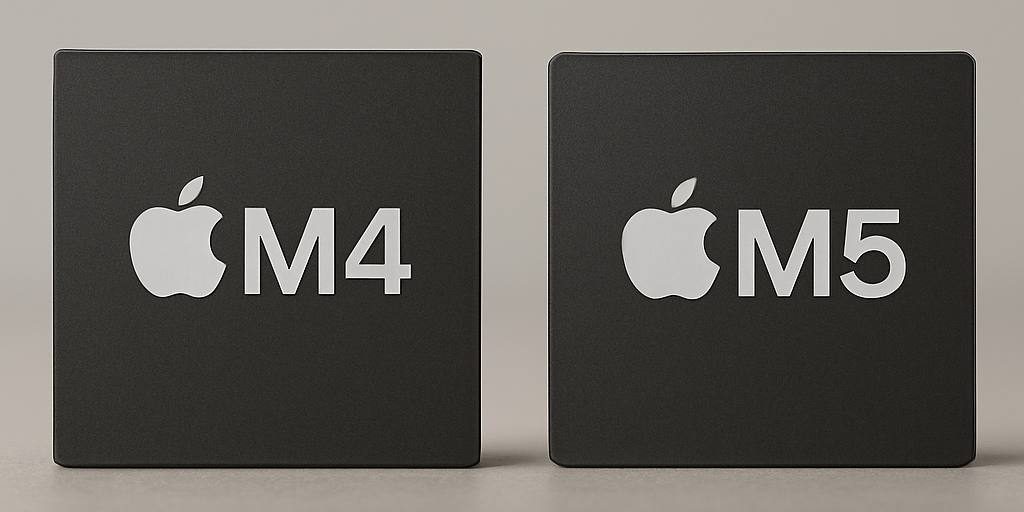 differenza tra processore apple m4 e m5