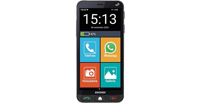 smartphone anziani brondi amico vero