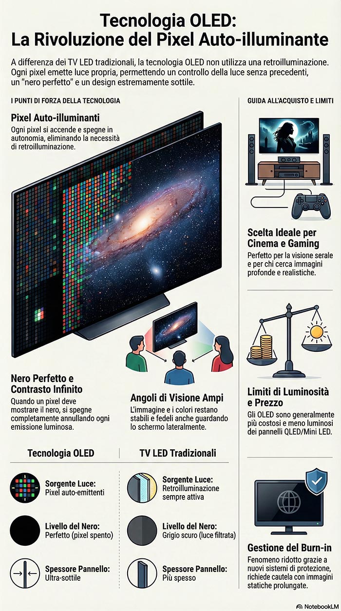 caratteristiche tv oled