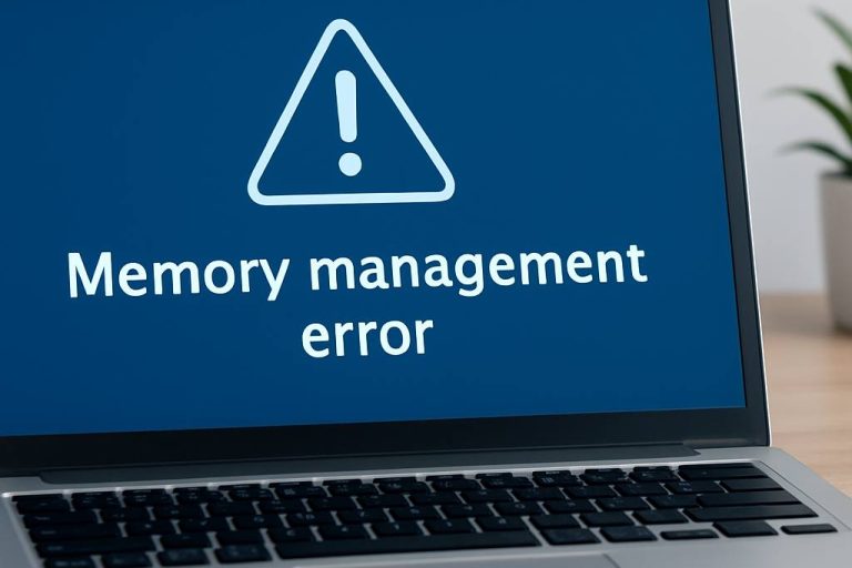 memory management error